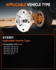 Aspligo 513301 with ABS sensor view for reliable wheel speed data.