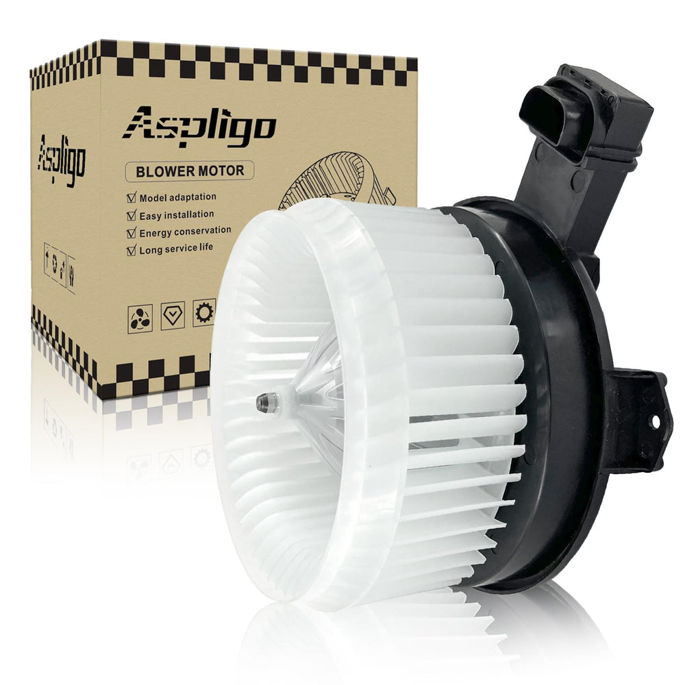 Aspligo 700257 blower motor for Acura ILX close-up shows durable ABS construction.