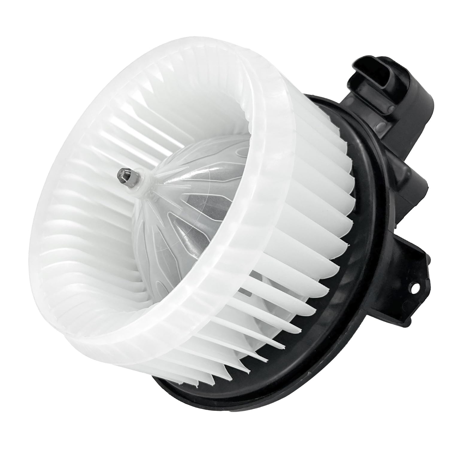 Aspligo blower components reveal copper windings and bearings for efficiency.