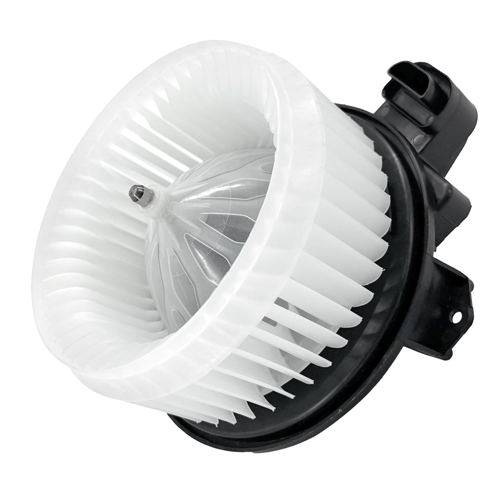 Aspligo blower components reveal copper windings and bearings for efficiency.