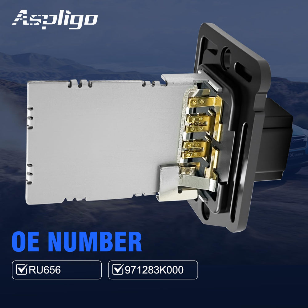 Aspligo RU656 resistor for Hyundai Santa Fe 2013-2018 sustains cabin airflow
