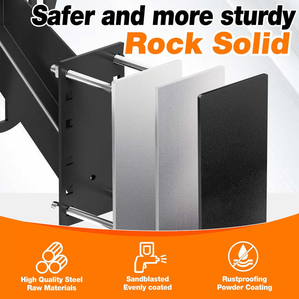 Asrnten trailer spare tire mount includes all hardware for simple setup.