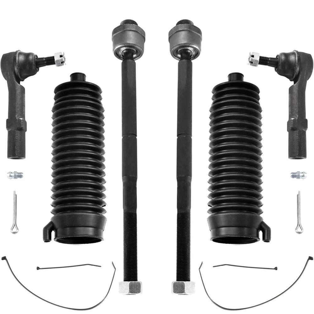 ASTARPRO front outer tie rod end kit; direct OEM-fit steering performance.