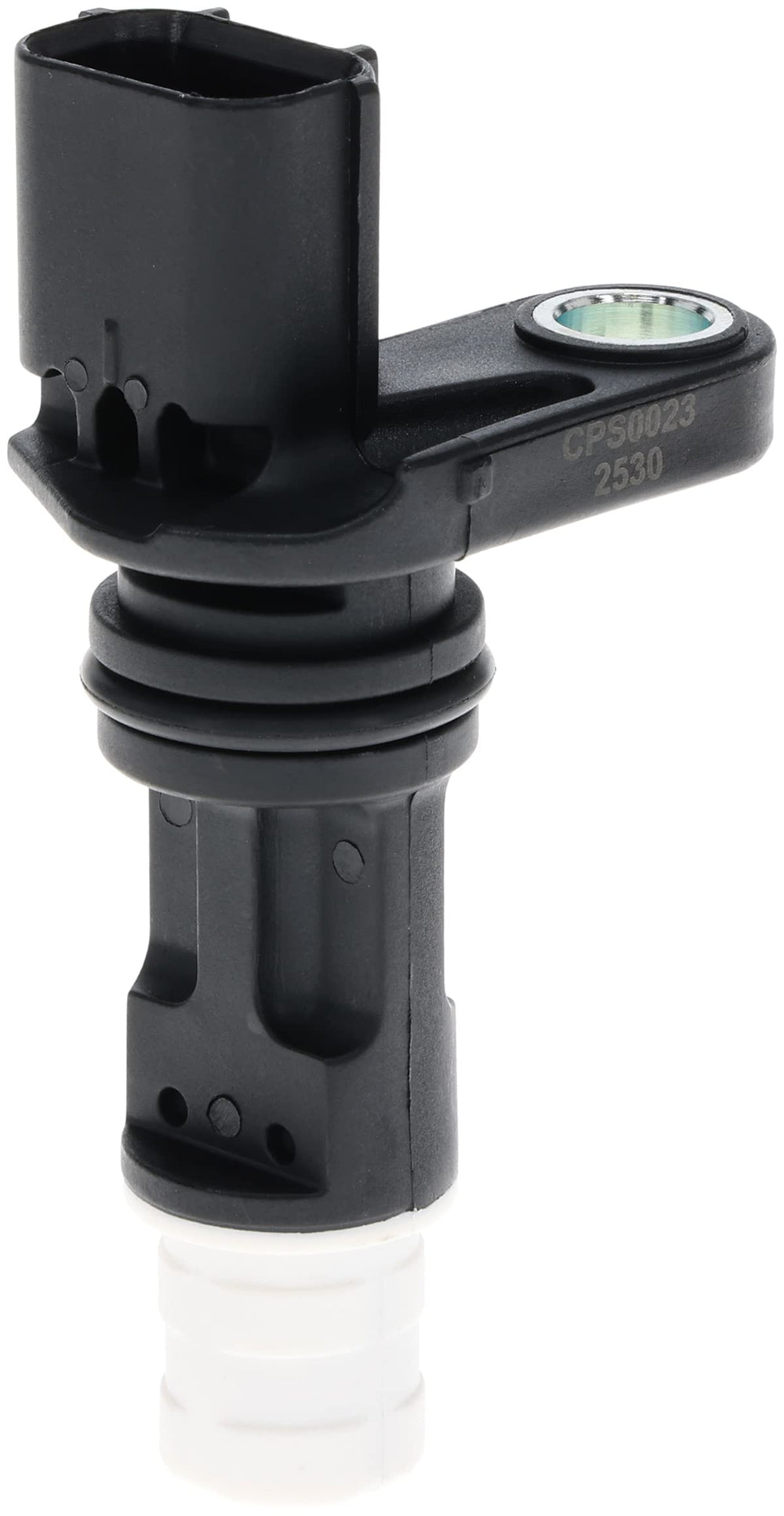Astemo CPS0023 crankshaft sensor back view with robust connector for quick installation