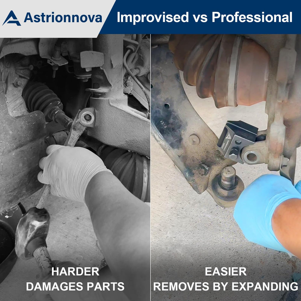 Astrionnova high leverage pry design aids controlled lifting during service.