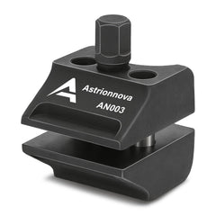 Astrionnova universal suspension strut spreader tool upper end enables safe, controlled strut removal.