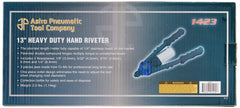 Astro Pneumatic 1423 nose pieces set with five sizes for rivets.