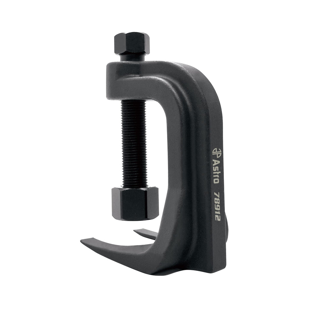 Astro Tools 78912 low profile ball joint separator in black, front view for tight engine bay access.