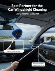 AstroAI four microfiber pads for quick, lint-free glass cleaning.