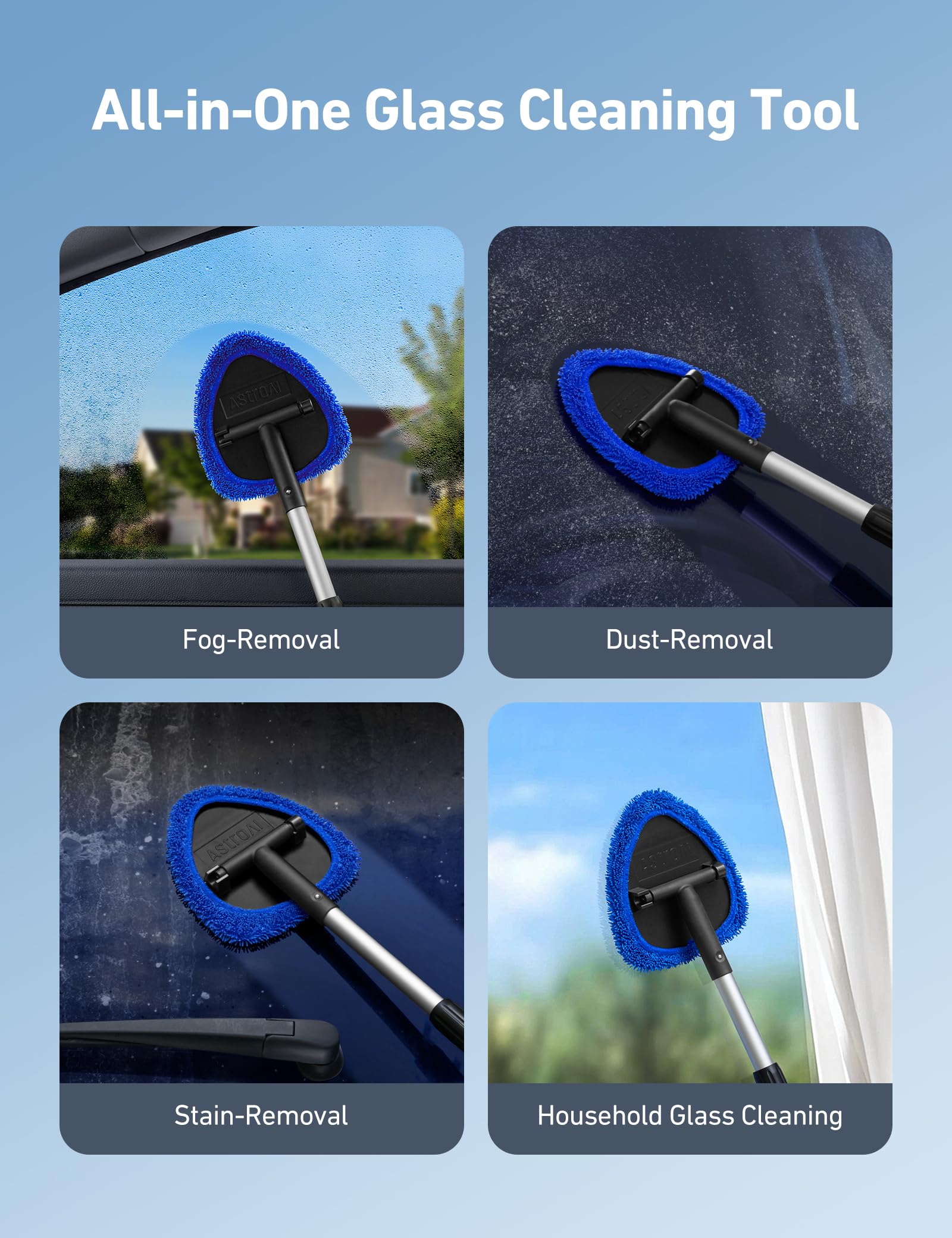 AstroAI cleaning solution pack ensuring effective cleaning results