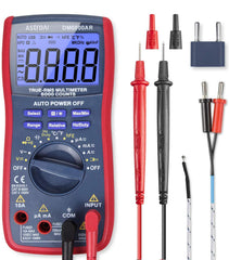 AstroAI Digital Multimeter display reading shows precise measurements for quick diagnostics