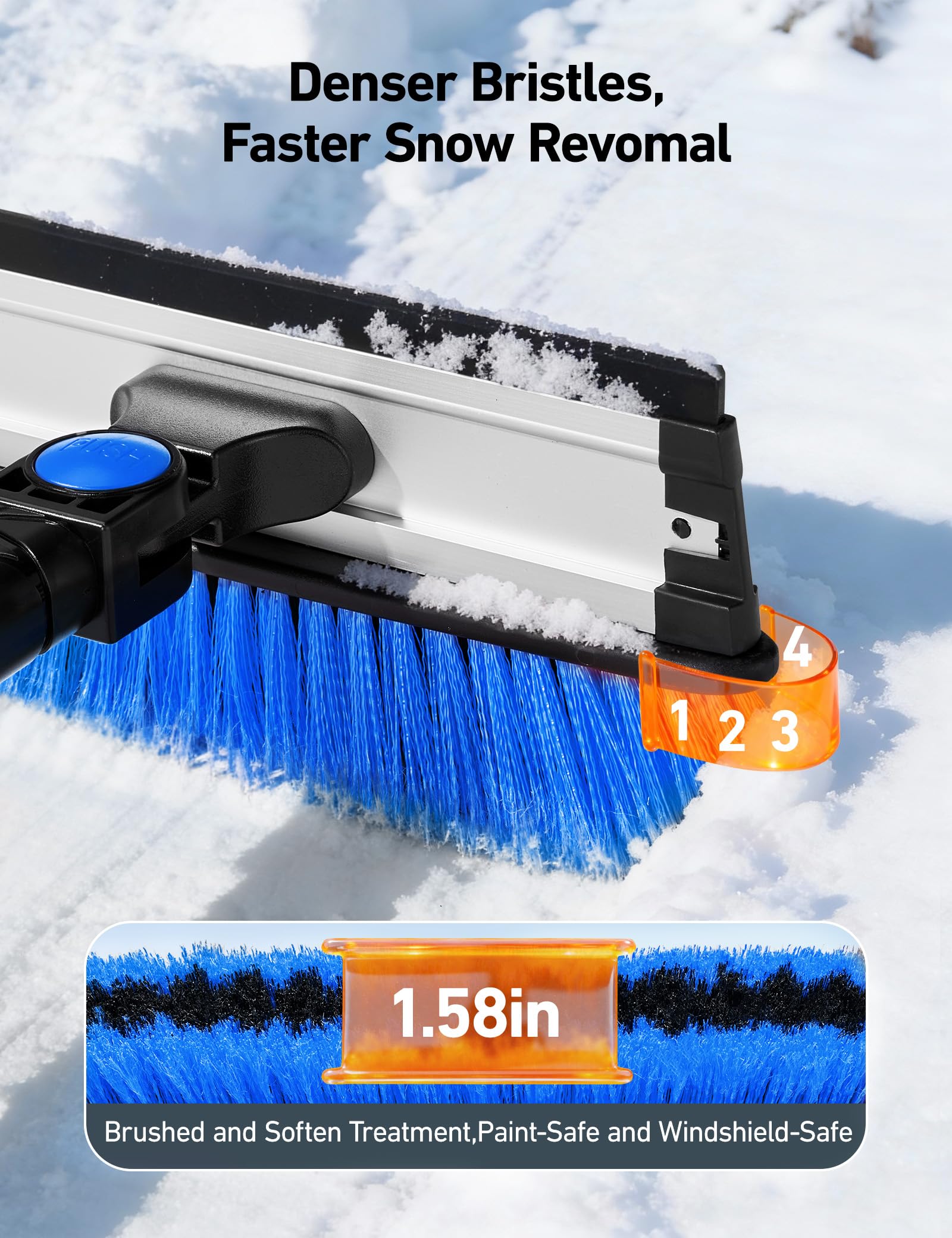 AstroAI extendable handle reaches hard to reach areas