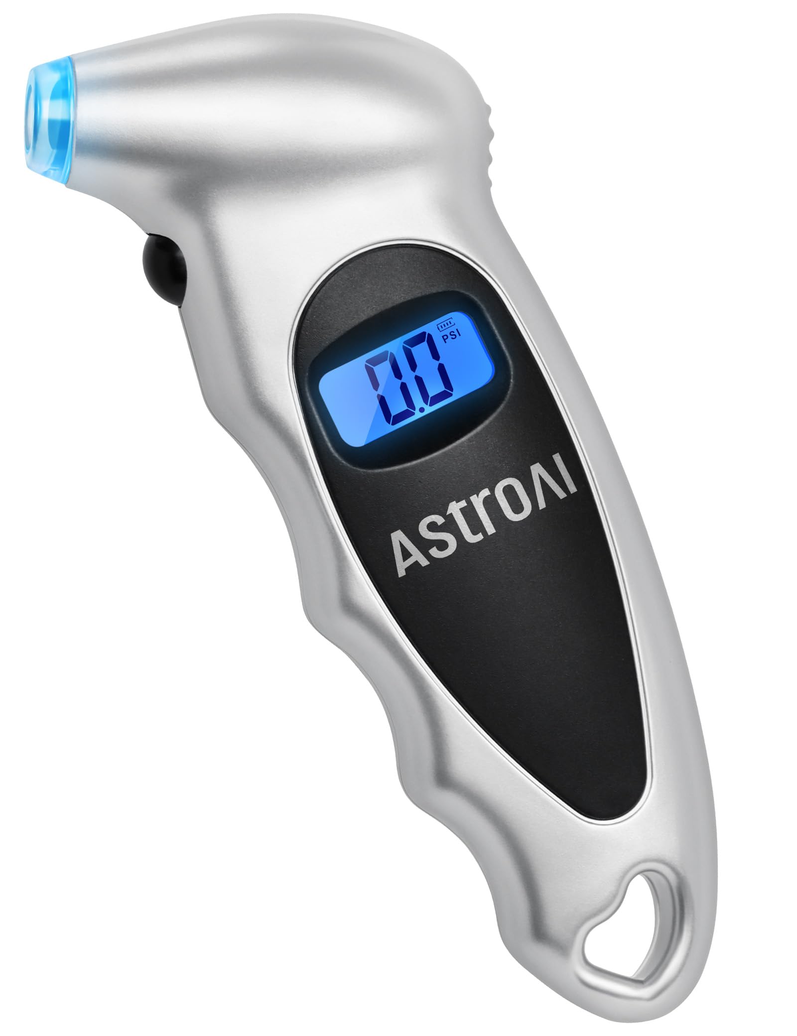 AstroAI front panel view showing buttons and durable housing for quick checks