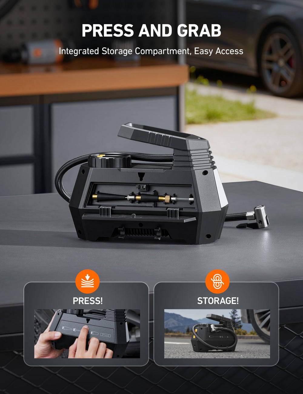 AstroAI H2 Pro in carrying bag showing tidy storage and easy transport