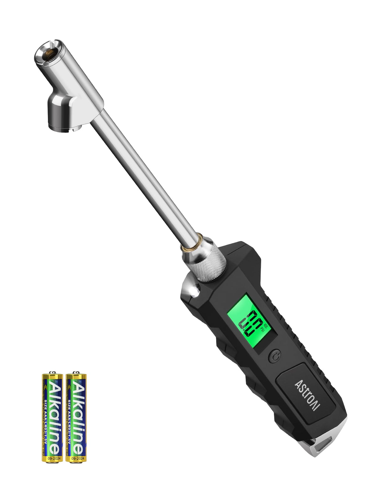 AstroAI heavy-duty gauge with backlit LCD for easy night readings.