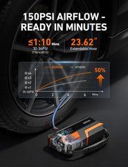 AstroAI M10 heavy-duty clamps and cable delivering secure battery connection