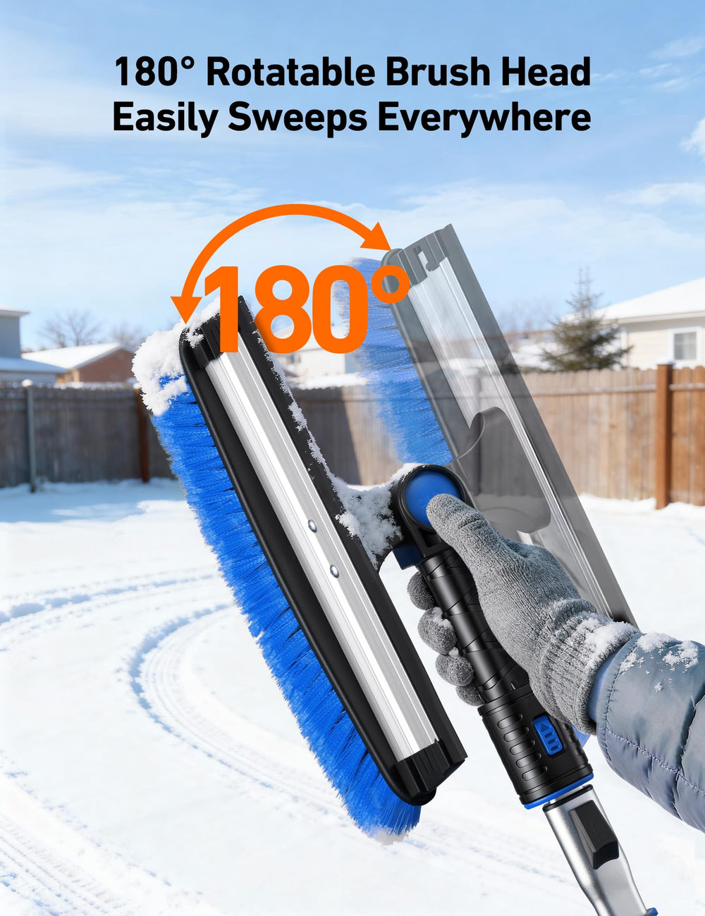 AstroAI non-slip EVA grip keeps hands warm and secure