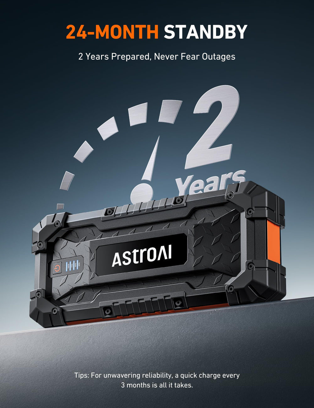AstroAI S8 Ultra rugged exterior with IP65 protection for durability