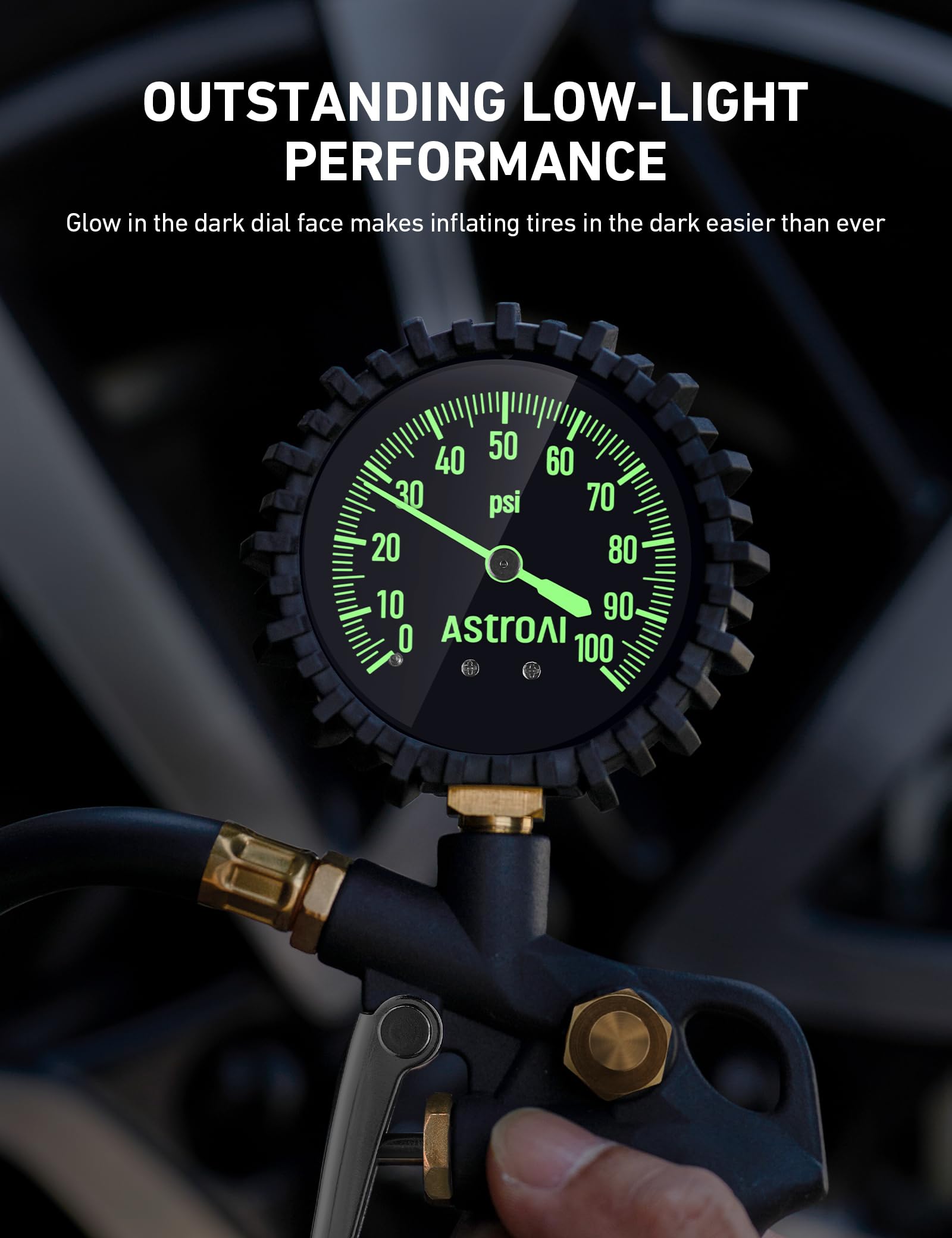 AstroAI 3-in-1 inflator enabling quick inflation, deflation, and checks