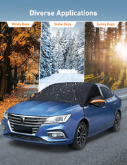 AstroAI windshield cover protects wipers from ice and debris.