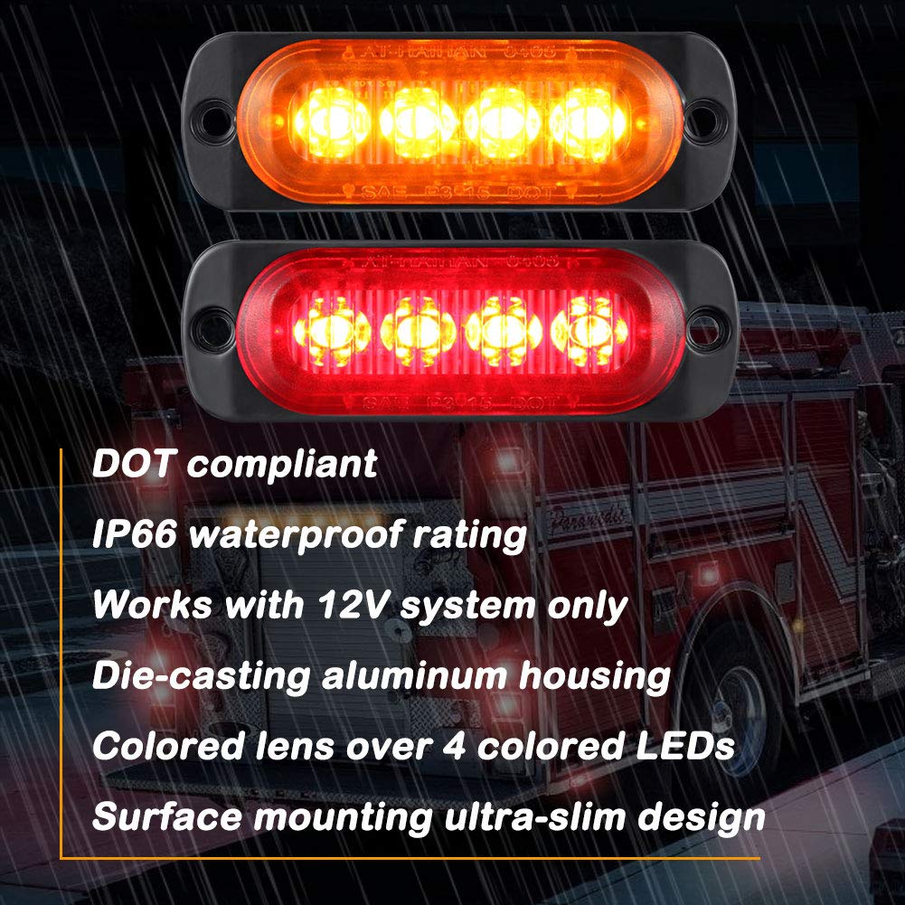 AT-HAIHAN trailer light rear view shows weatherproof design and high visibility