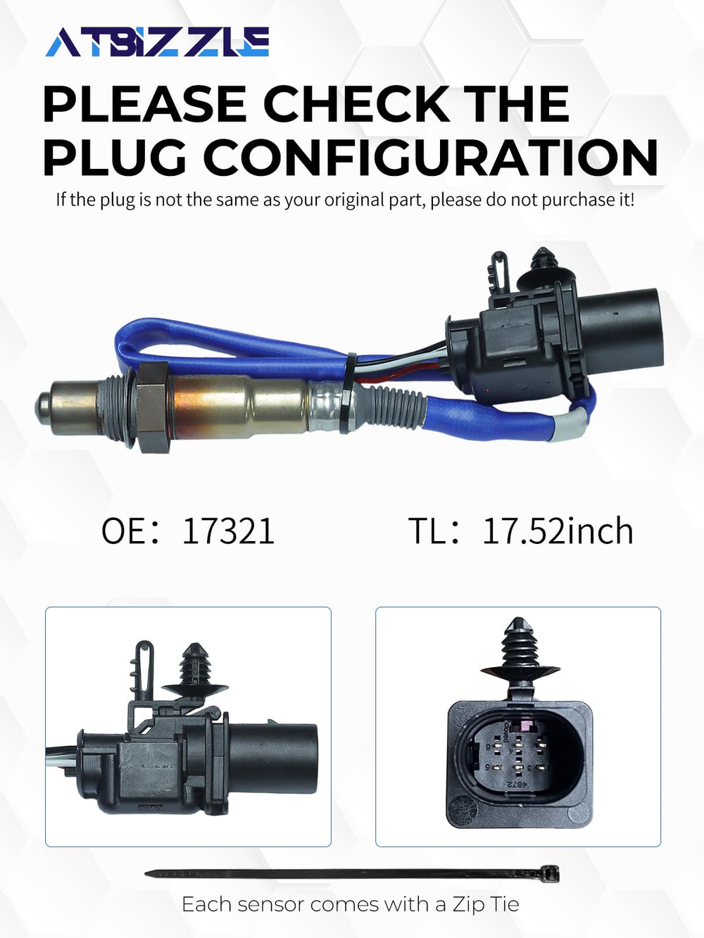 ATBIZZLE upstream sensor for Expedition enhances engine response and monitoring