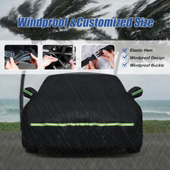 ATBKJ Dodge Charger cover close-up of driver-side zipper feature