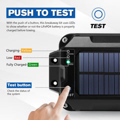 ATEM POWER easy-install kit with color-coded cables simplifies wiring during installation.