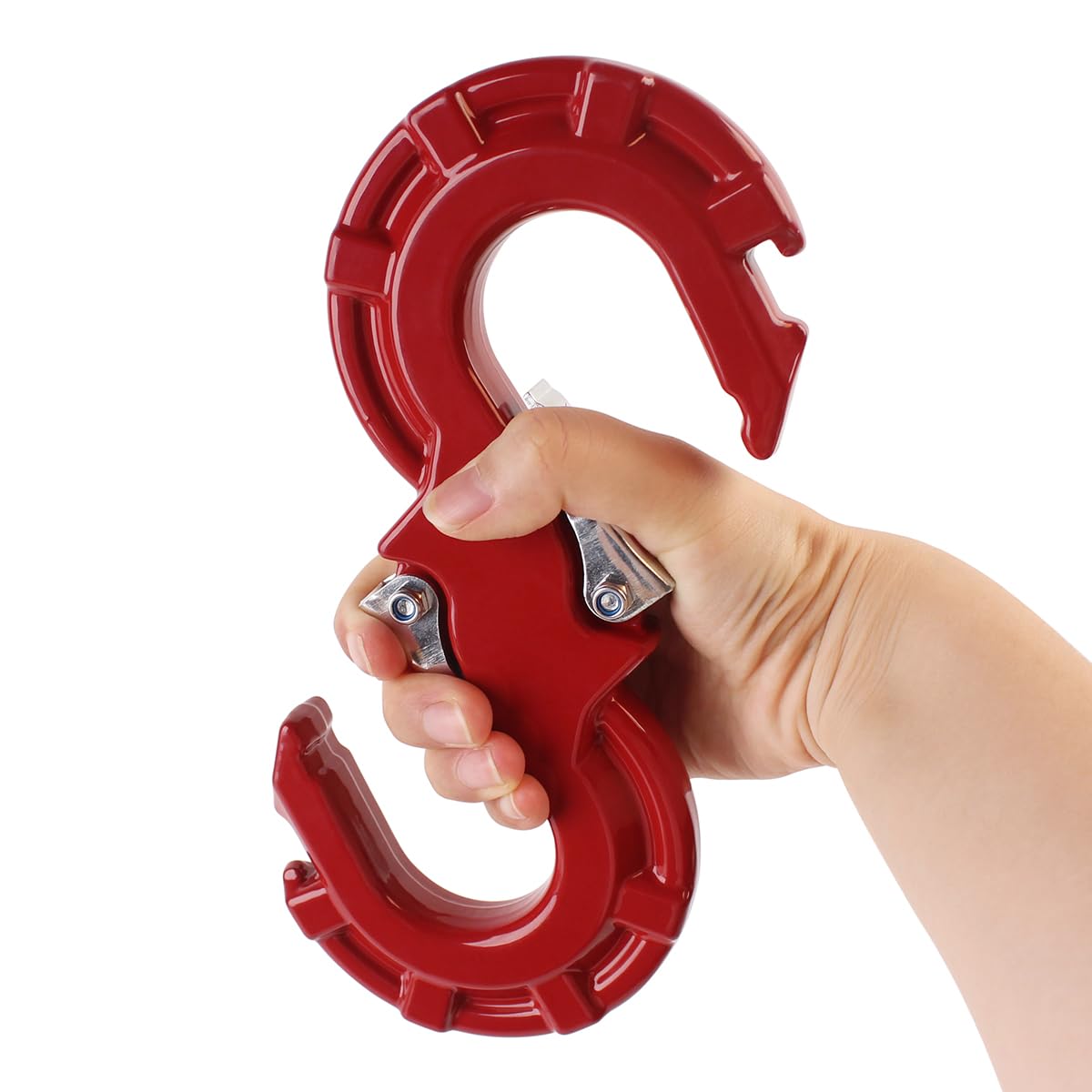 ATENGIDR S-Hook red finish improves high-visibility in low light.