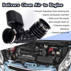 Atesilor corrugated duct hose installation demonstrates easy connection.