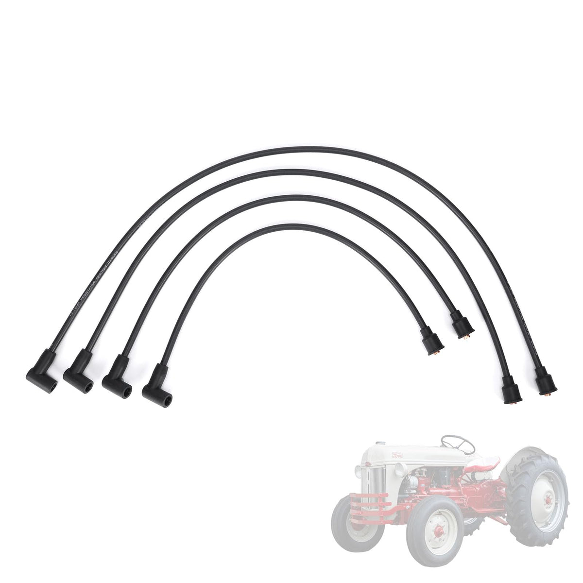 Atesilor RAParts stainless steel spark plug wire for 8N/9N/2N with front distributor