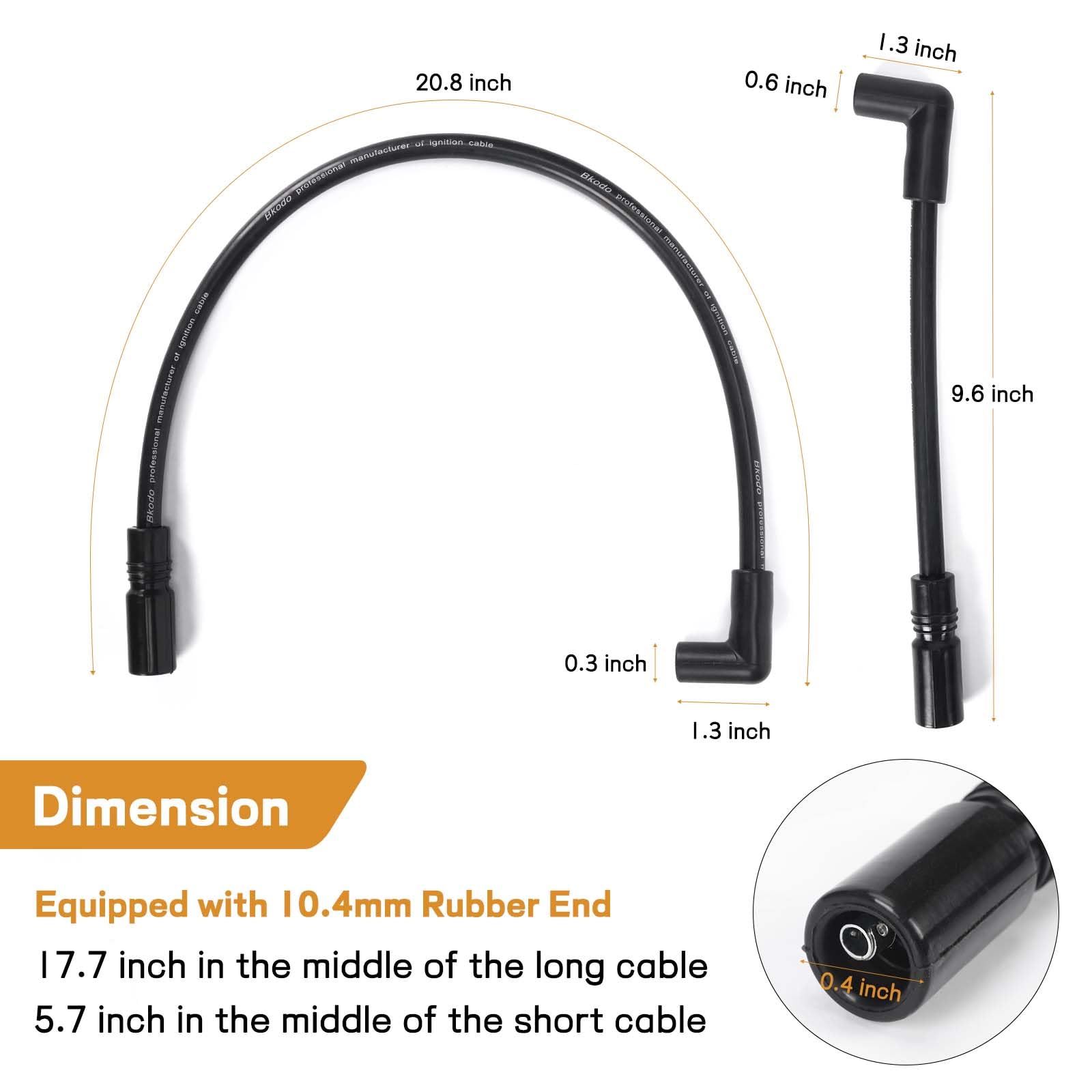 Atesilor spark plug wires constructed for durability in harsh conditions
