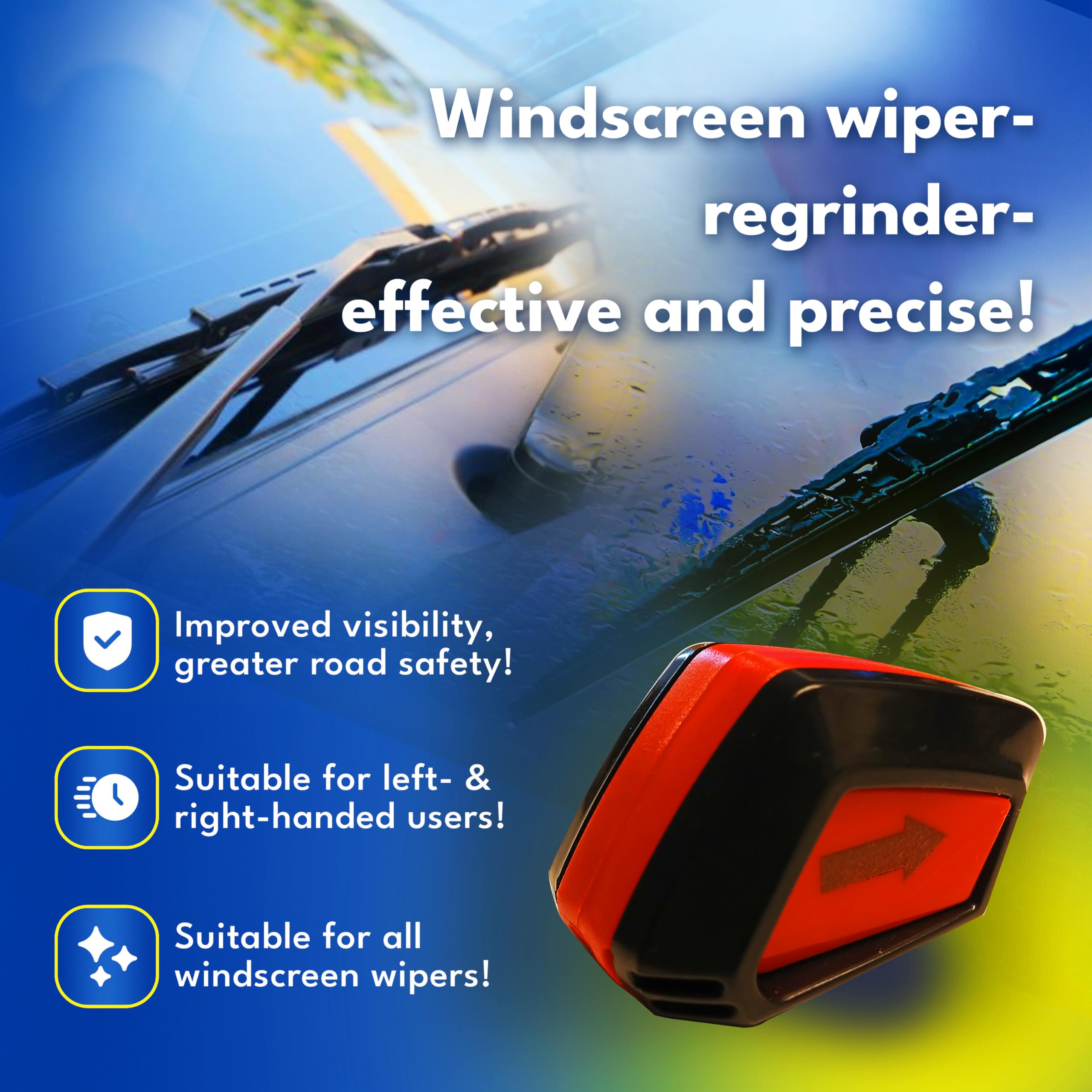 ATG Wiper Blade Restorer Tool fits all vehicles, from trucks to compact cars