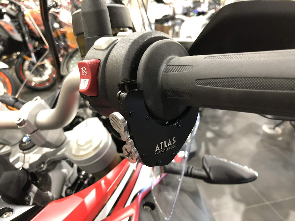 ATLAS Throttle Lock in action during highway ride with steady throttle assistance