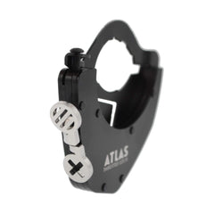 ATLAS Throttle Lock mechanism close-up with thumb activation for easy throttle control
