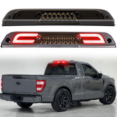 ATLEDLT LED third brake light for F-150 with smoke lens, enhances rear visibility in rain