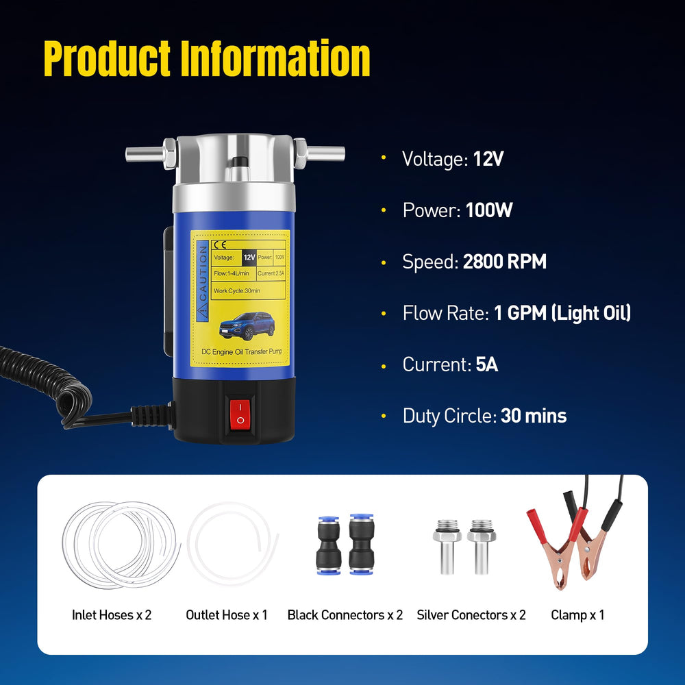 ATLIKE oil extractor flow-control design prevents spills during transfer.