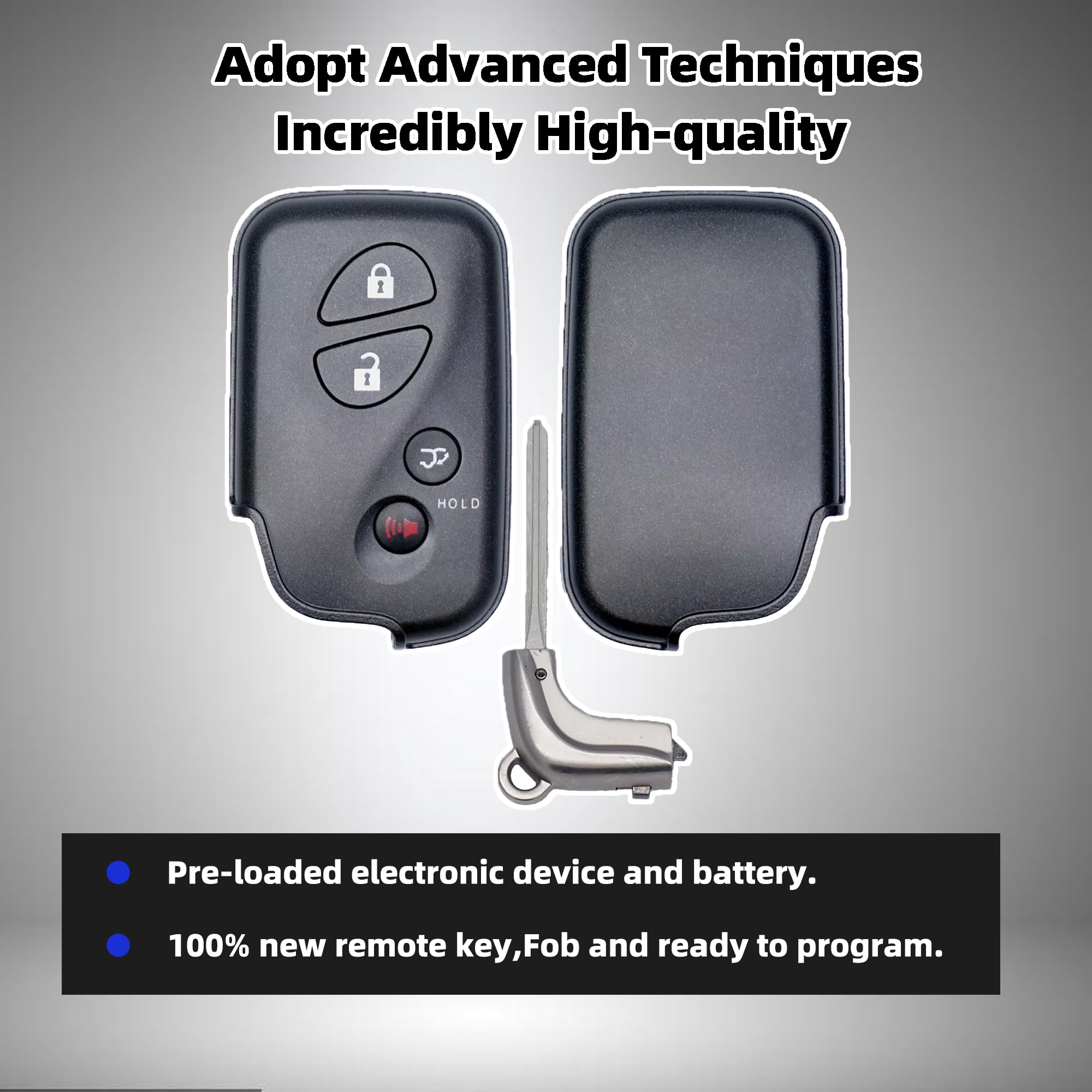 A-tnewb Lexus fob replacement battery inside ensures ready-to-use performance