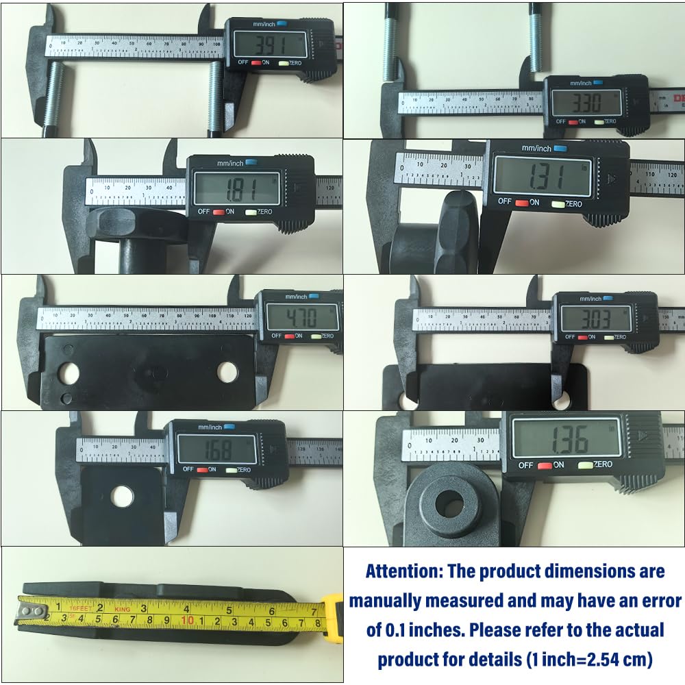 ATNVIDSG back plates distribute load for stable roof rack setup