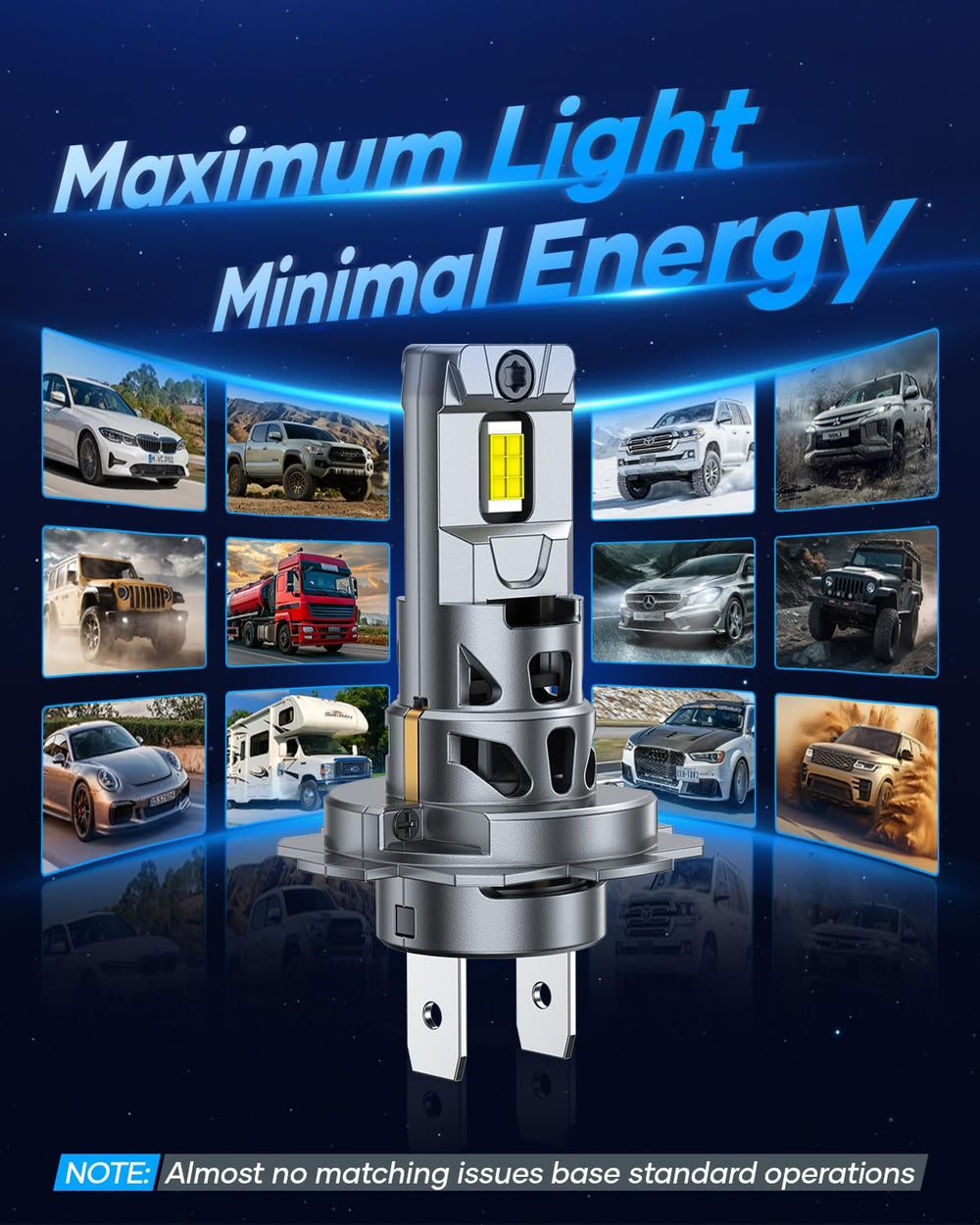 AtomBulb H7 improves road visibility for safer night driving