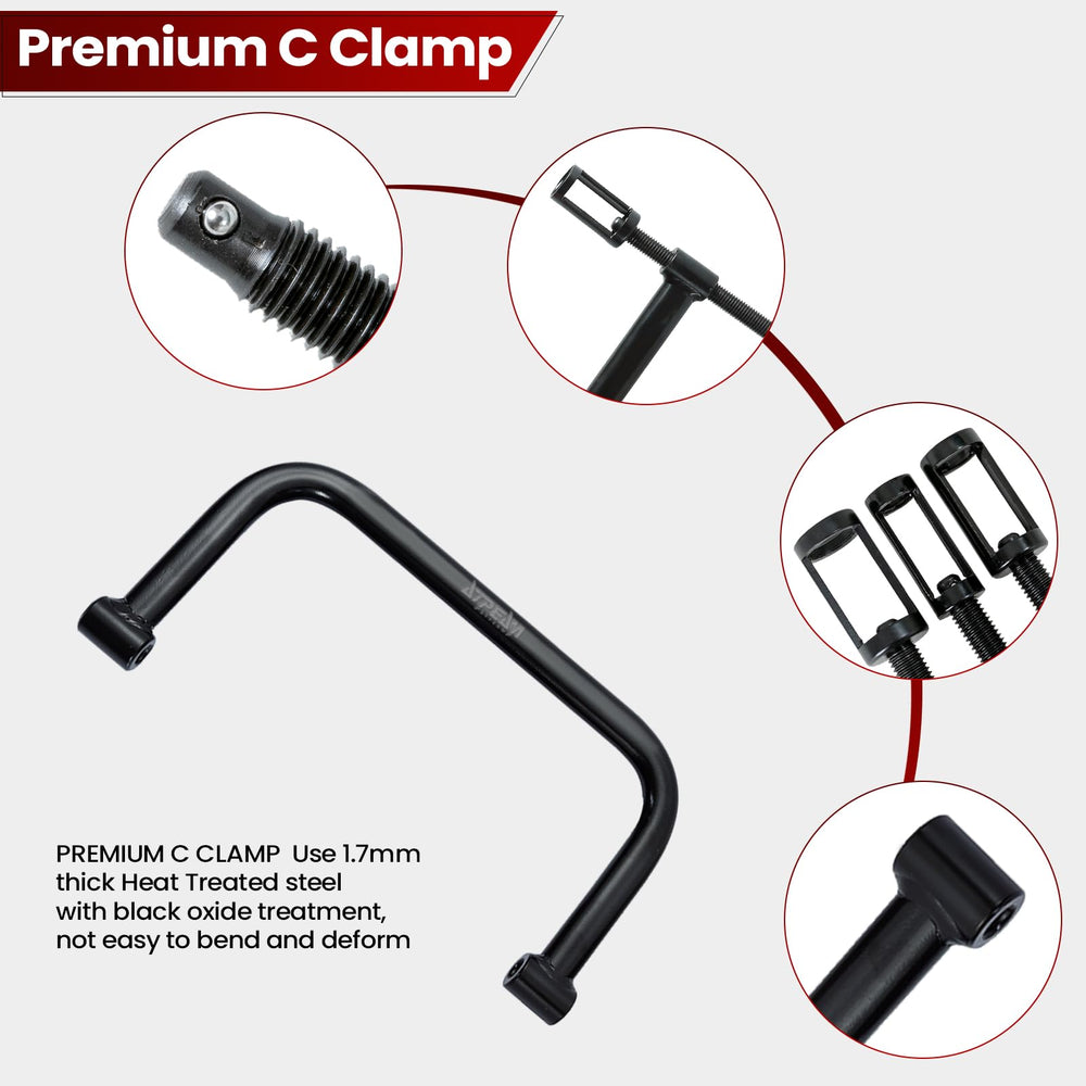 ATPEAM durable black-oxide finish protects metal parts from rust during service.