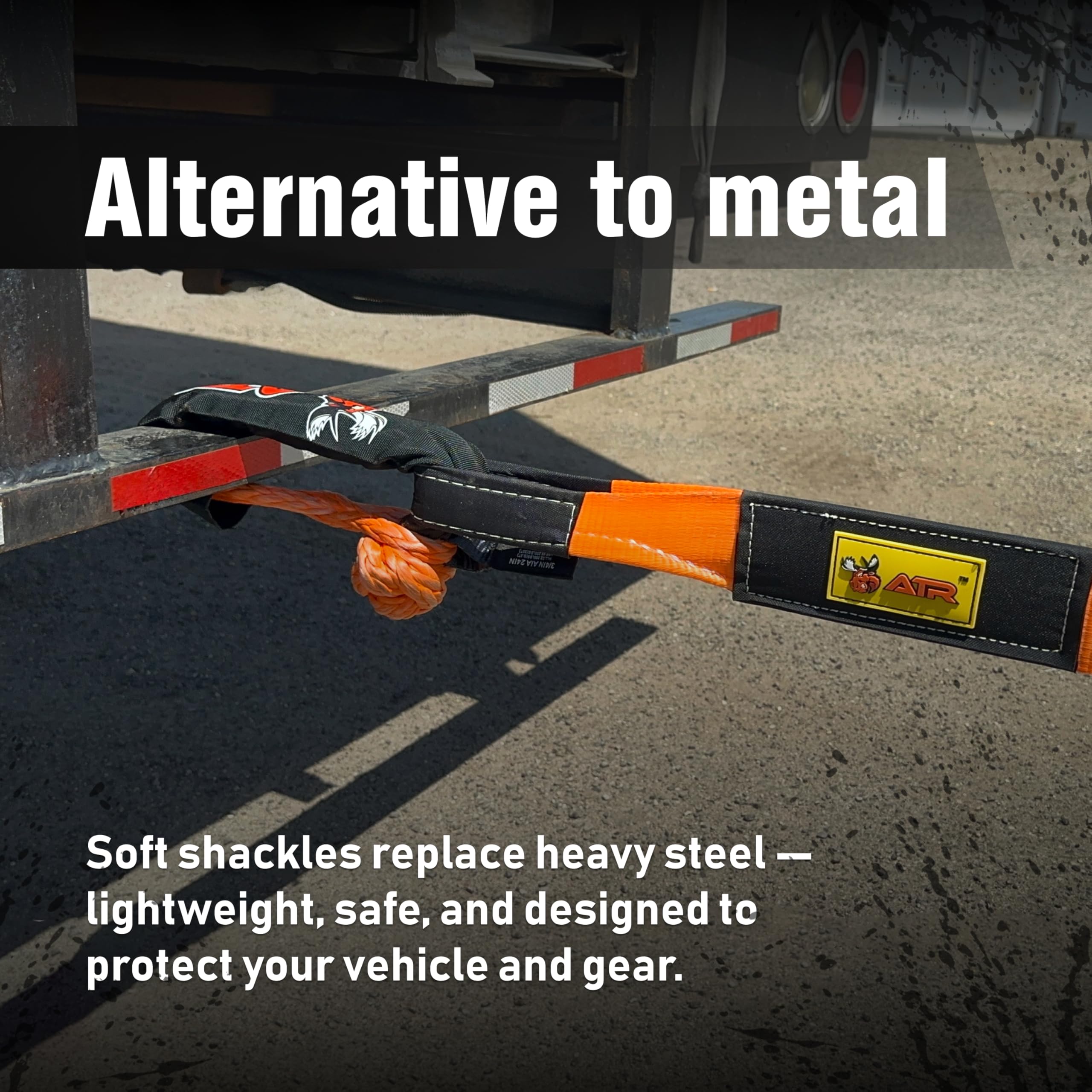 ATR Soft Shackle USA-tested desert setup demonstrates real-world durability.