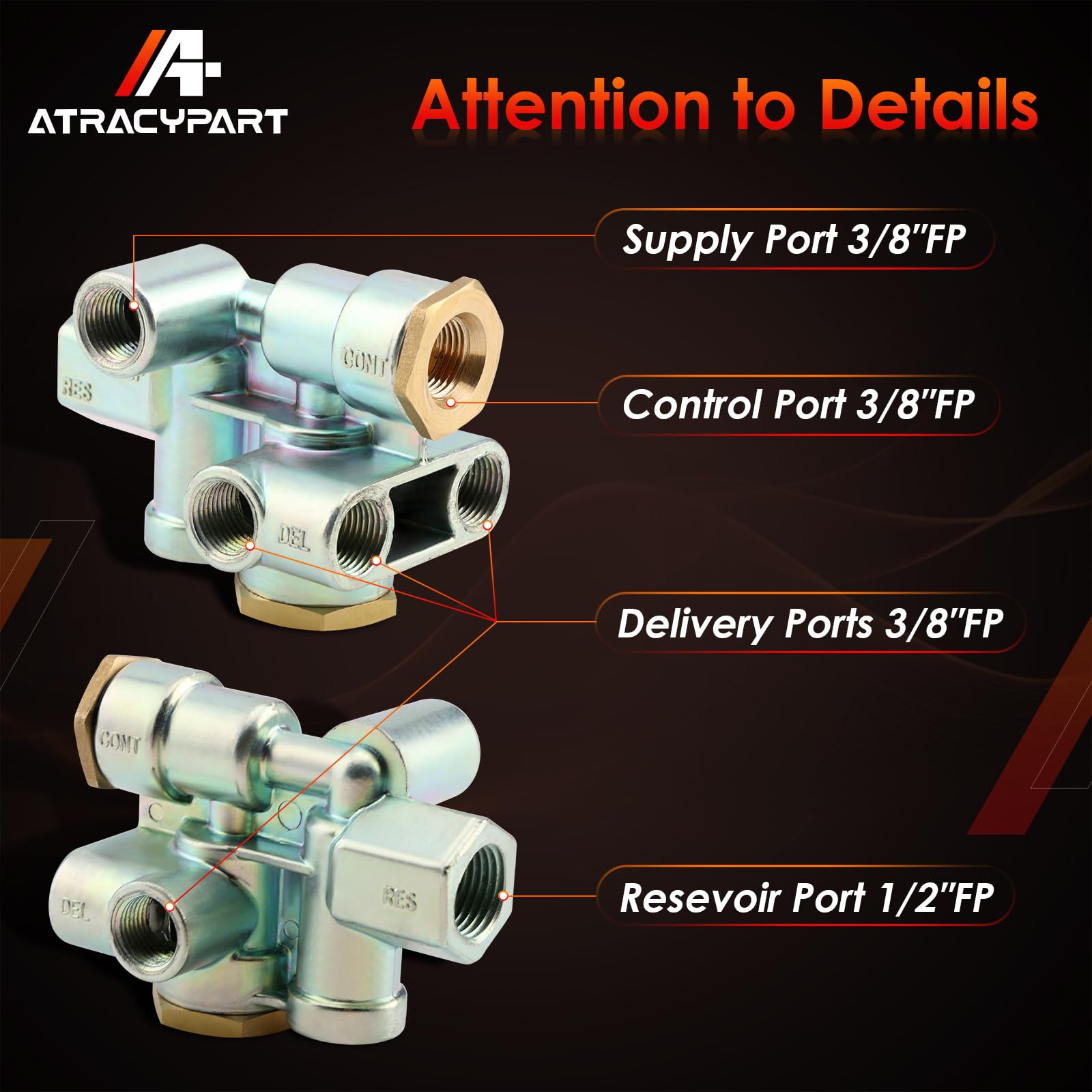 ATRACYPART 110500 installed on a trailer demonstrates quick installation and improved braking responsiveness.