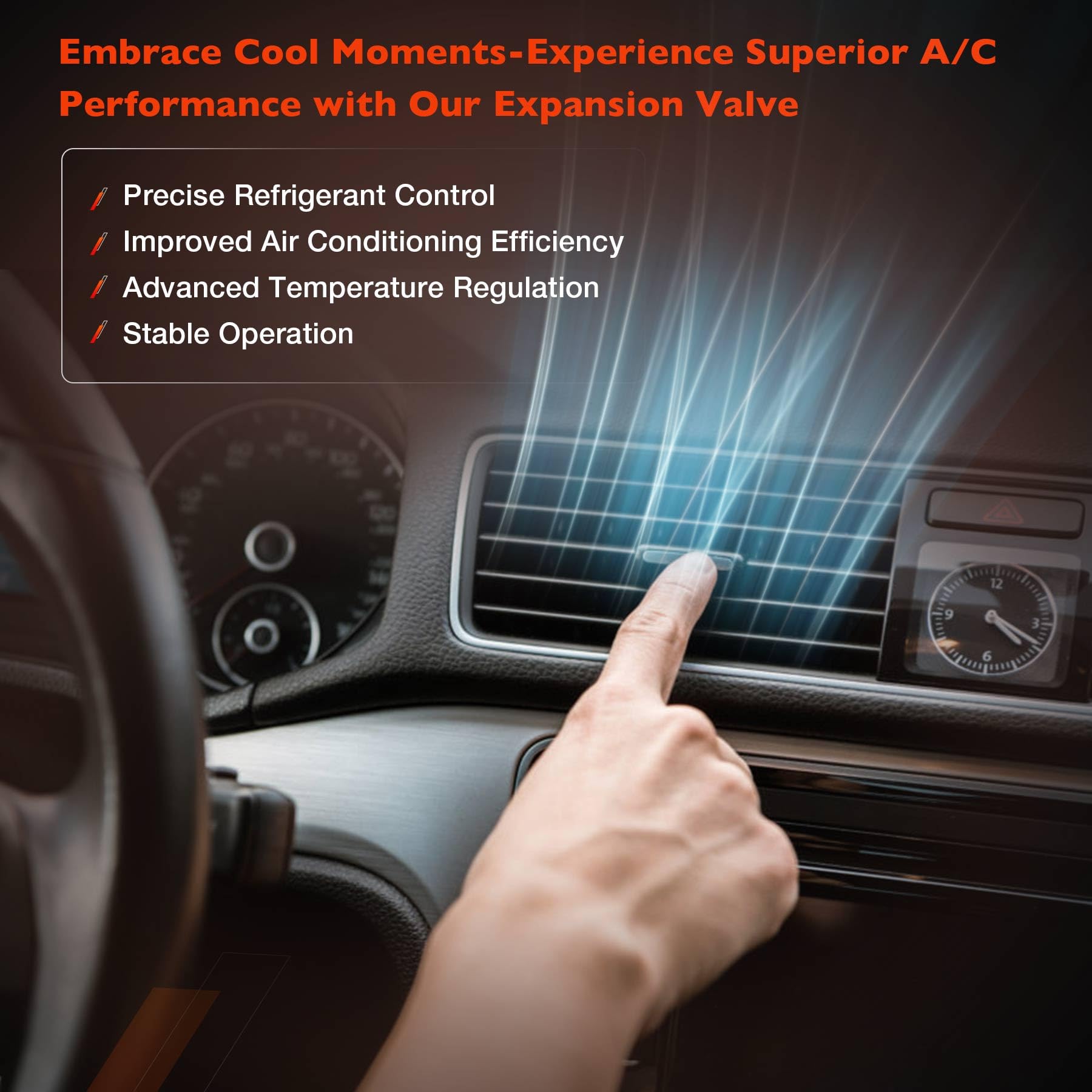 ATRACYPART expansion valve kit for GMC Yukon delivers balanced cooling performance.