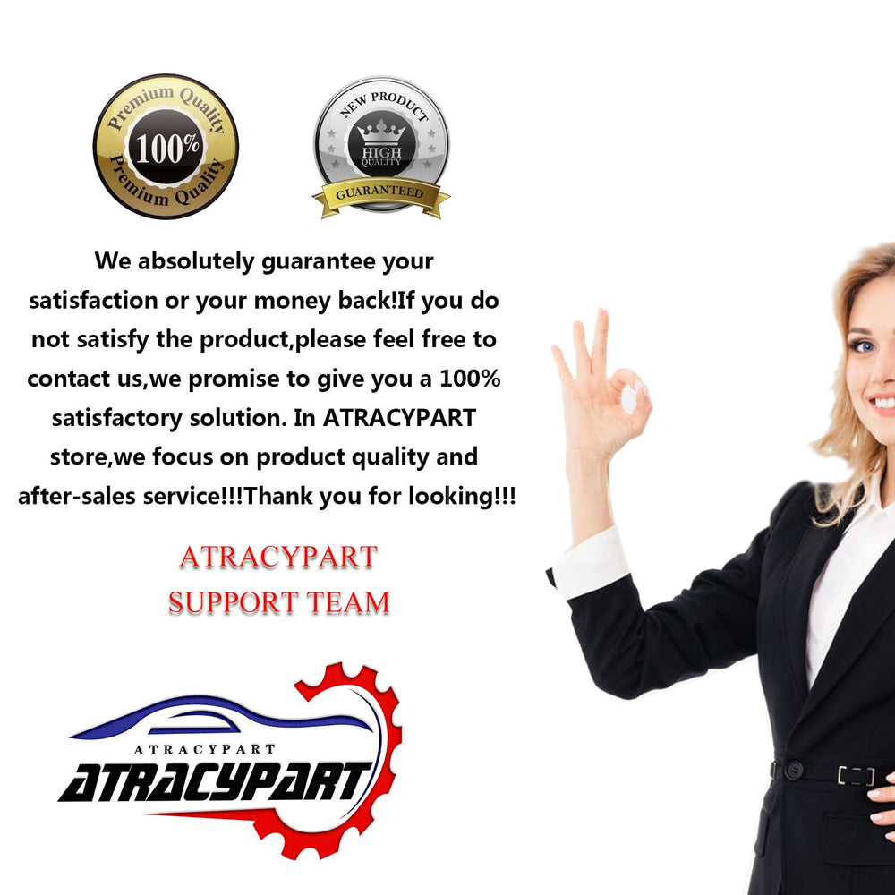 ATRACYPART 24-month warranty stamp offers confidence with free replacement if issues arise.