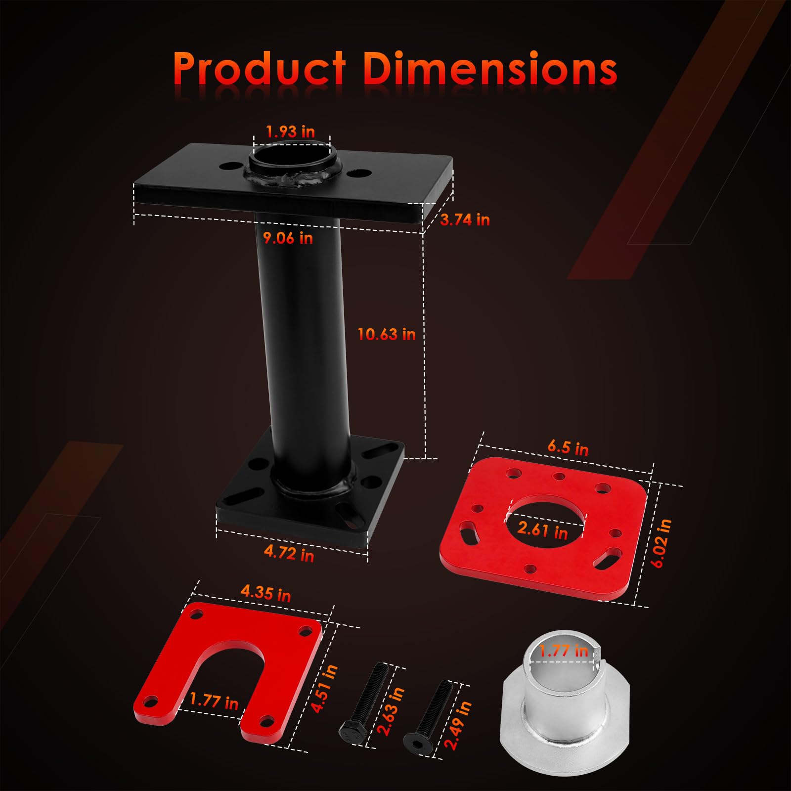 ATRACYPART 40mm bearing driver for controlled seating