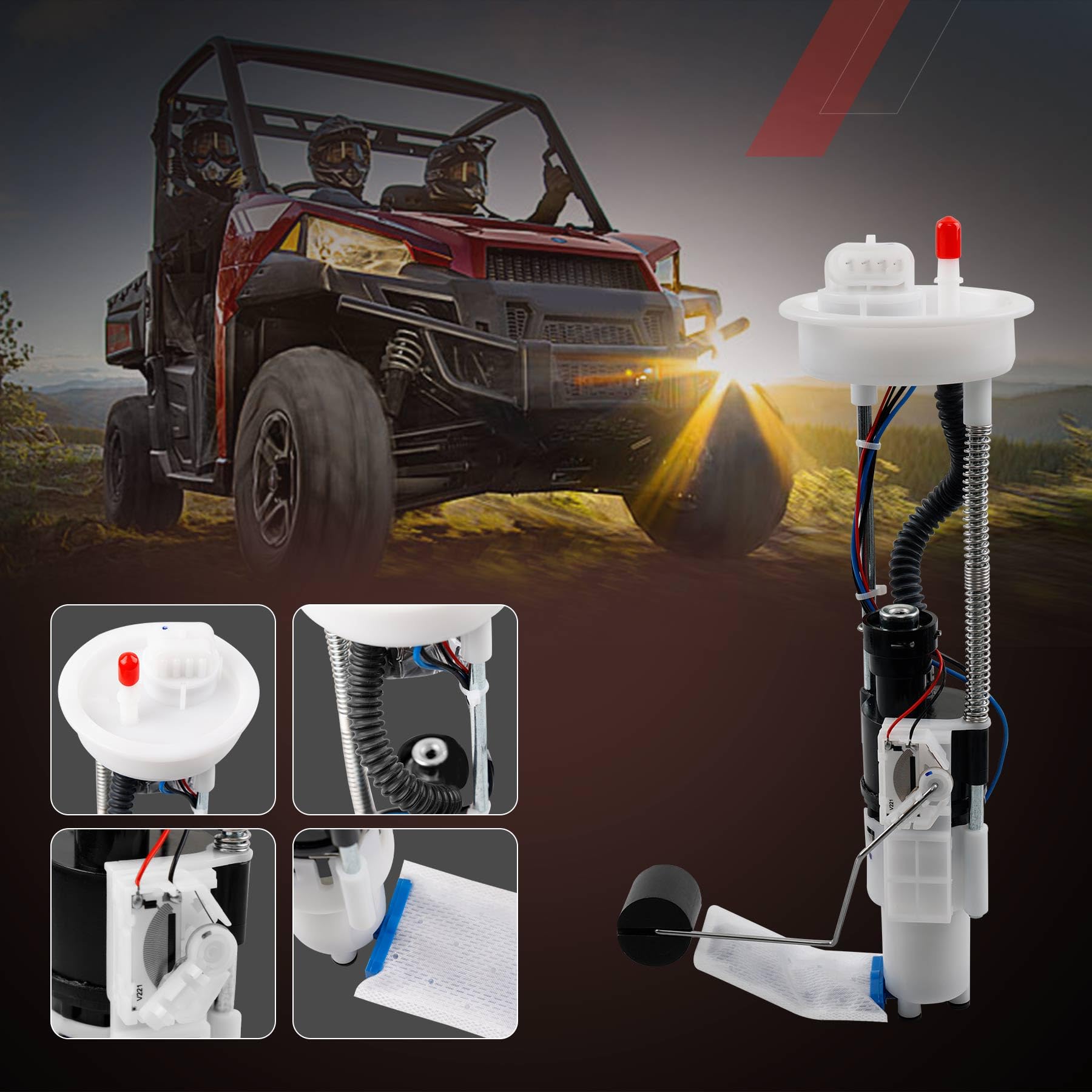 ATRACYPART 47-1010 durable materials view, high-strength build resists wear and fuel pressure.