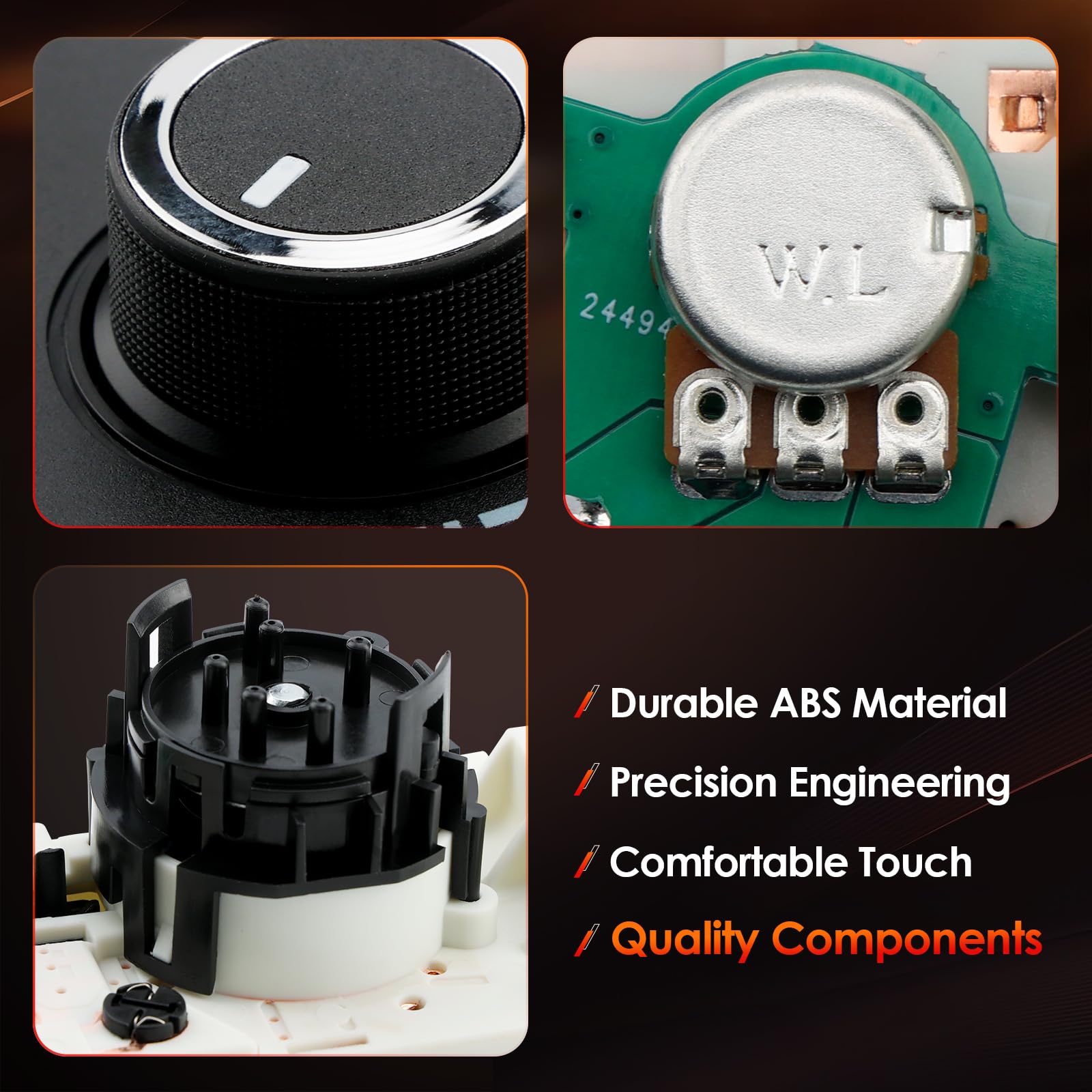 ATRACYPART 599-217 front panel supports reliable temperature regulation in cabins