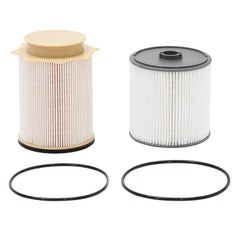 ATRACYPART 6.7L Cummins fuel filter kit for Dodge Ram, water separator shown in clean fuel path.