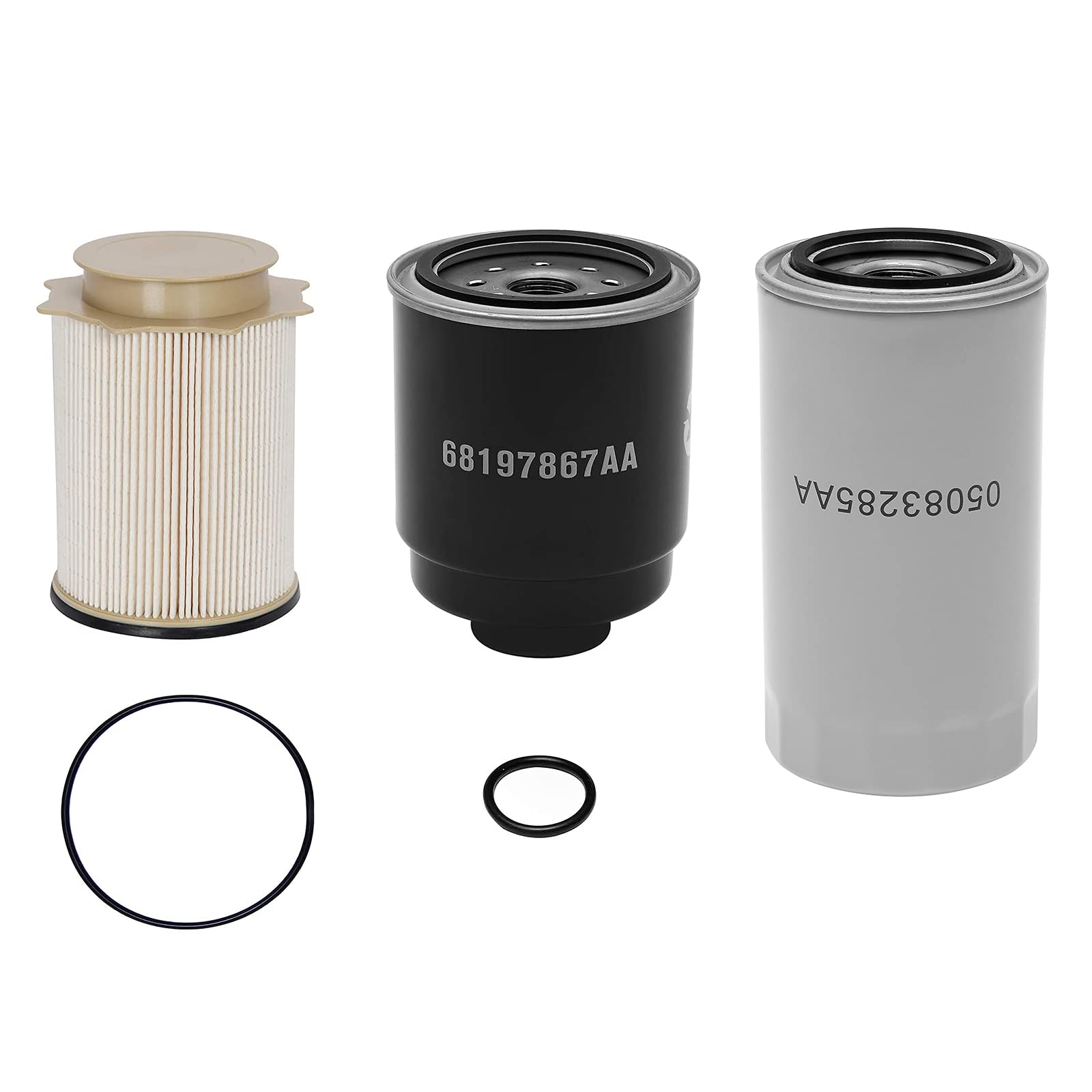 ATRACYPART 6.7L Cummins fuel filter water separator close-up showing water removal capability.